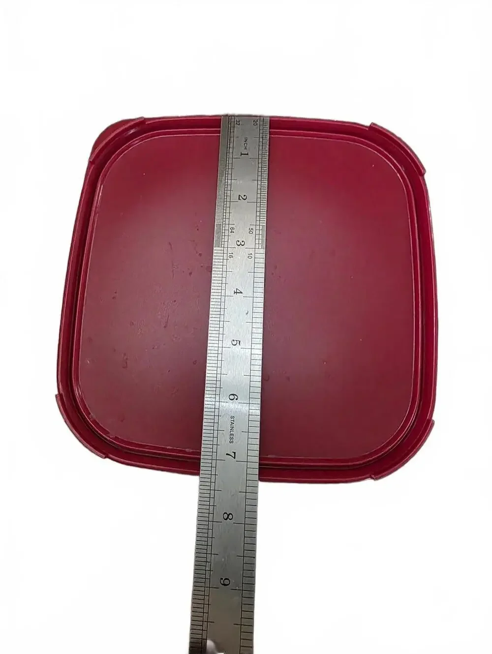 Tupperware Modular Mates Square Replacement Lid 1623 Red 7